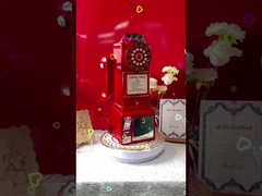 क्लासिक वेडिंग फोन गेस्ट बुक रेट्रो शिल्प कौशल जन्मदिन टेलीफोन गेस्ट बुक शादी