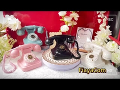 शादी समारोह फोन अतिथि पुस्तक स्पष्ट ध्वनि विंटेज फोन वॉयस रिकॉर्डर बटन डिजाइन